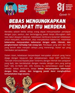 Episode 14: Prof. Munawir Yusuf Tekankan Kemerdekaan dalam Menyampaikan Pendapat